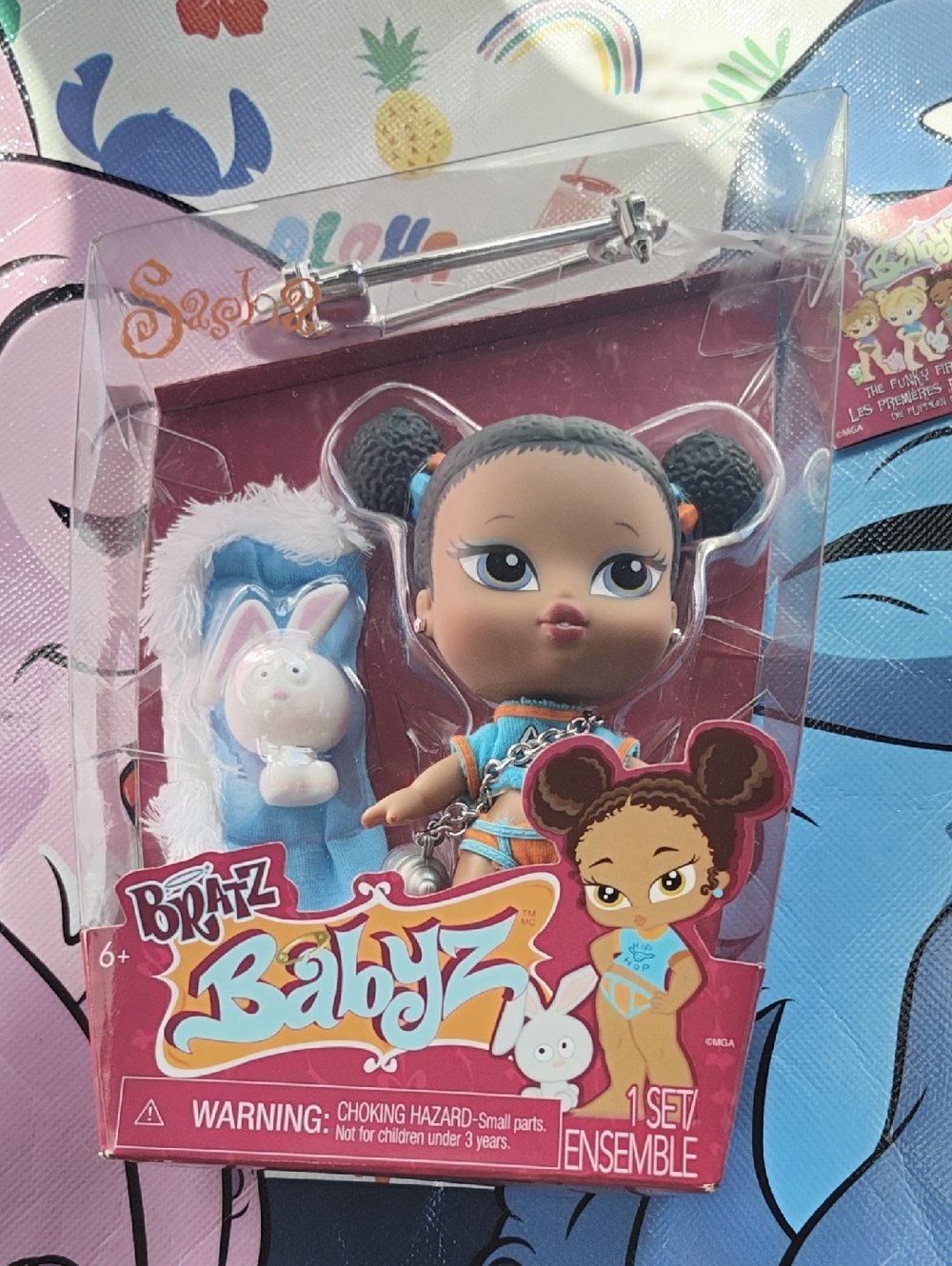 Bratz Babyz Turquoise Outfit Doll with White Bunny Accessory